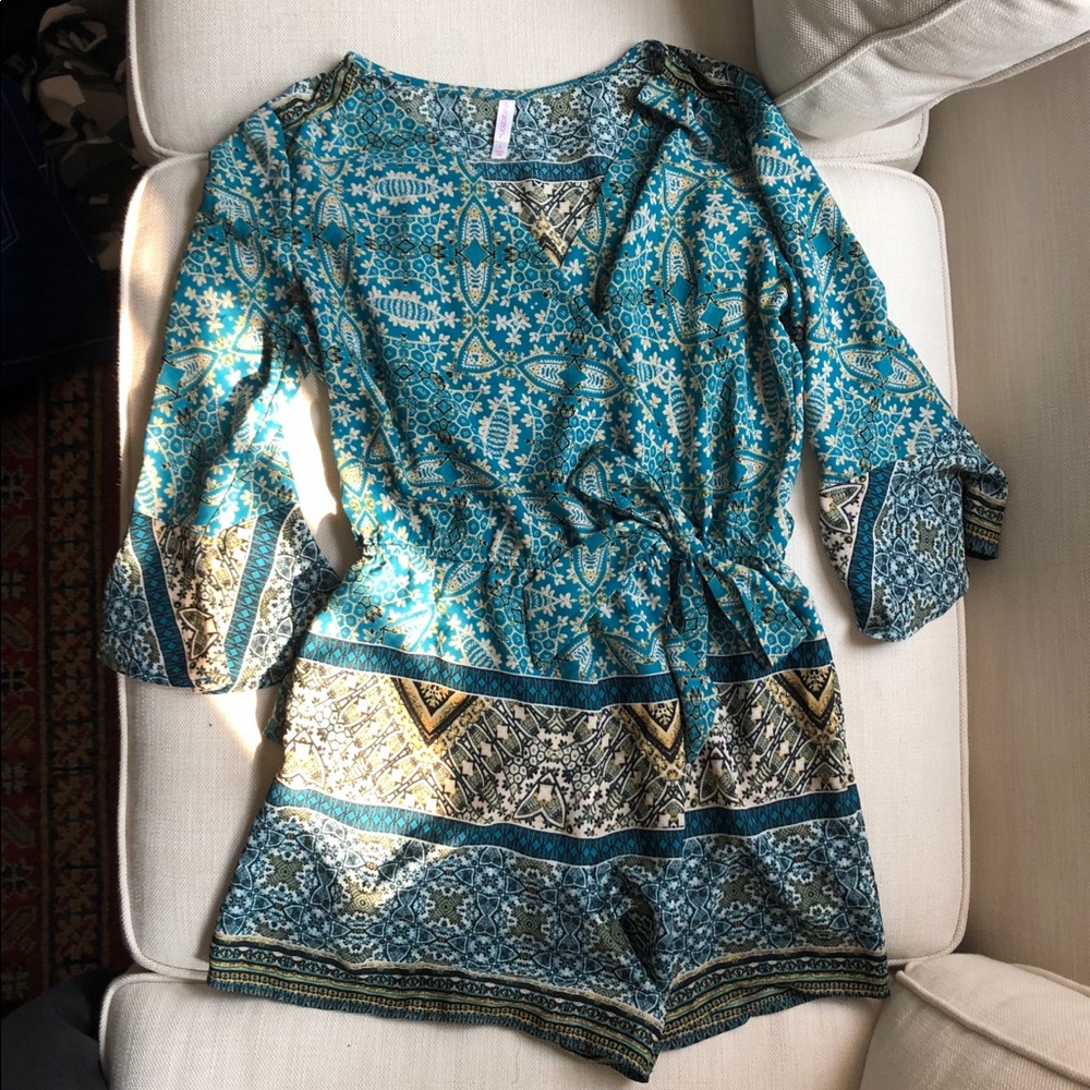 Patterned Romper - image 1